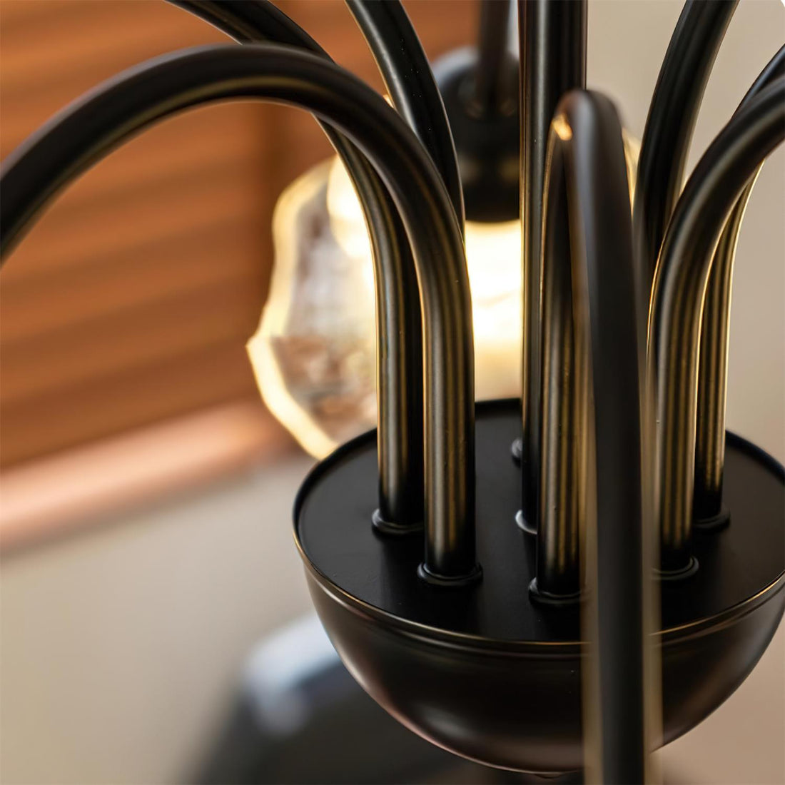 Lilura Lustre Pétale en Verre Fleur