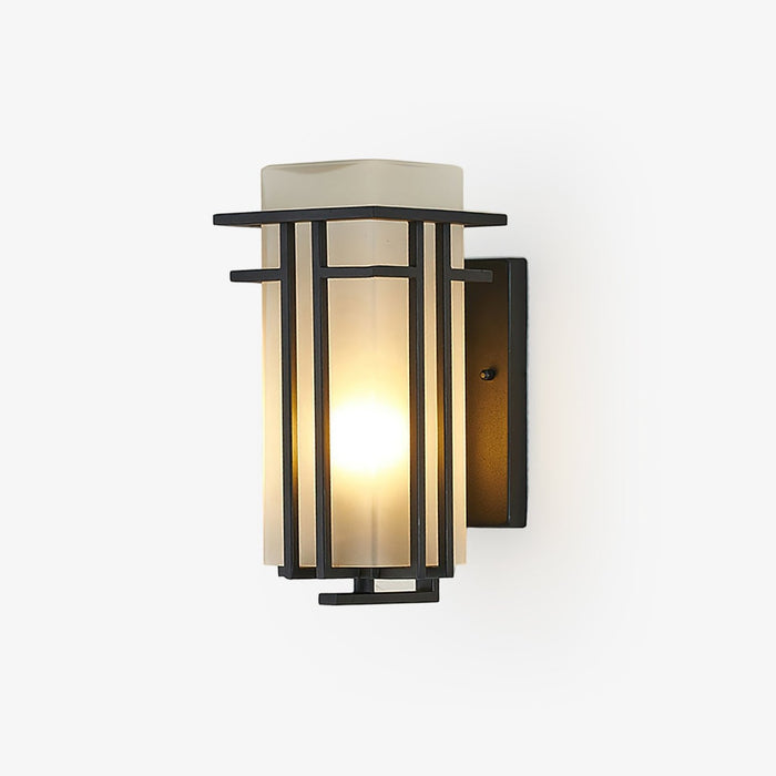 Lustra Lampe Murale Extérieure en Fer Lanterne Rétro
