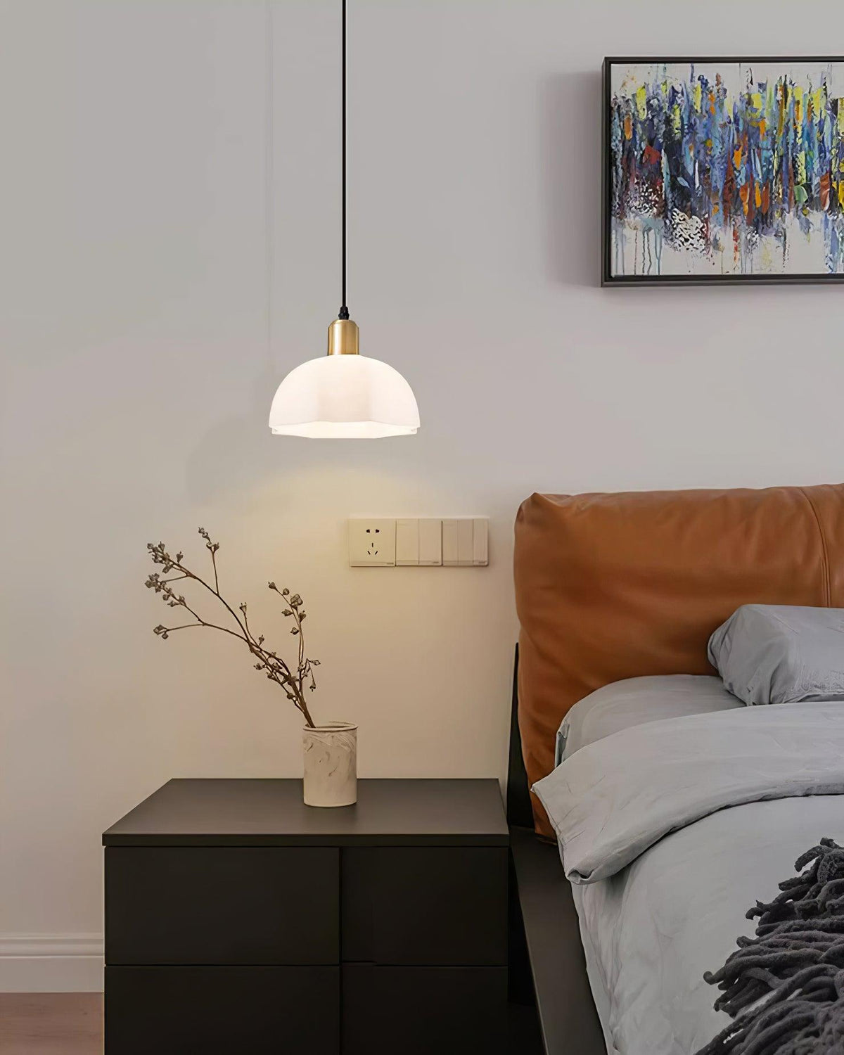 Livex Suspension en Acrylique en Forme de Corne