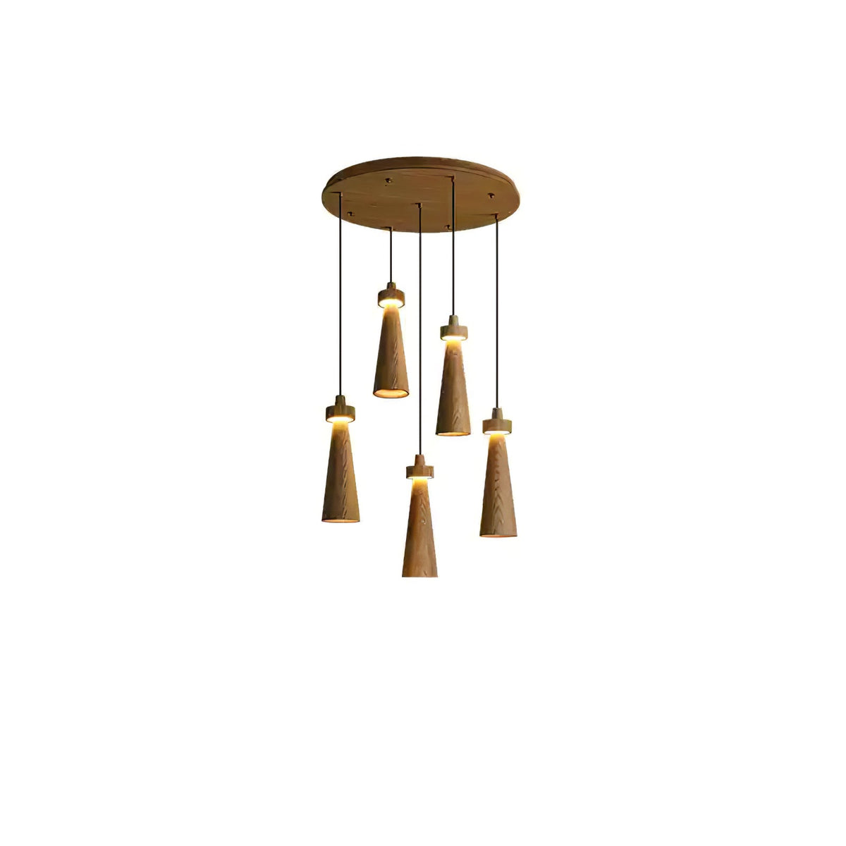 Taper Suspension en Bois Minimaliste