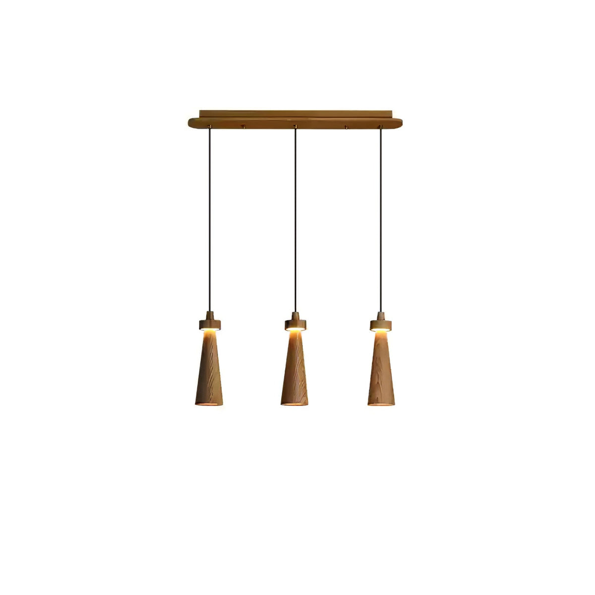 Taper Suspension en Bois Minimaliste