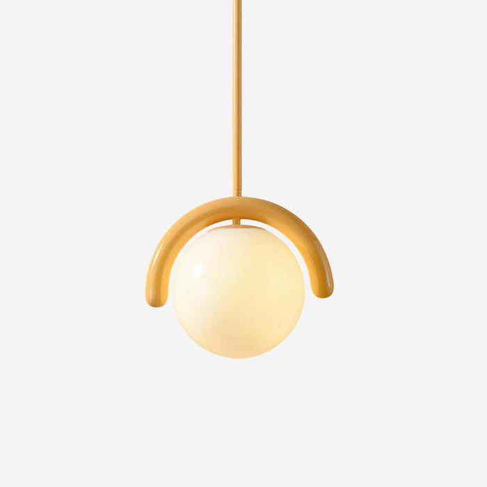 Solari Suspension Jaune Minimaliste