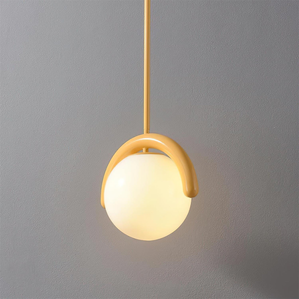 Solari Suspension Jaune Minimaliste