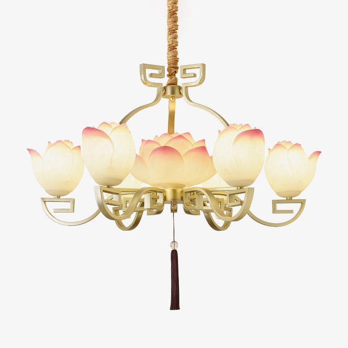 Lotus Lustre oriental en résine