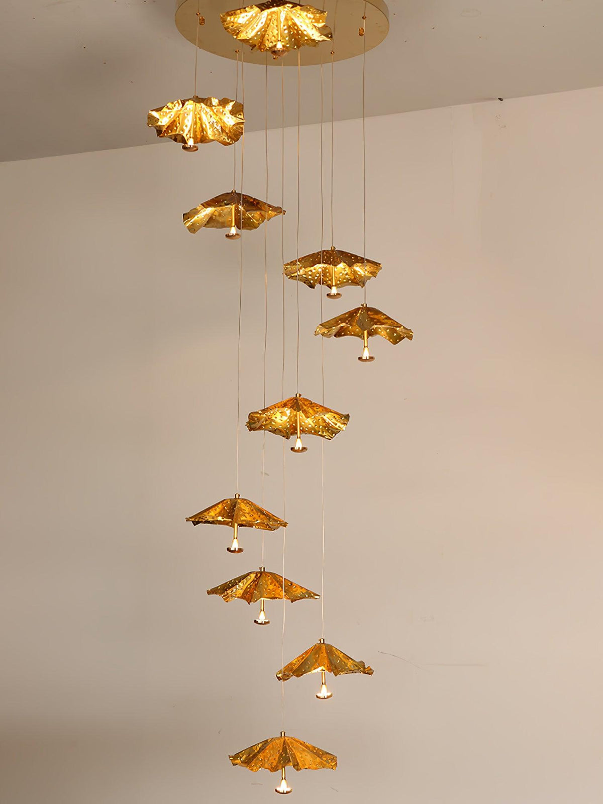 Fluttergold Lustre Métal Moderne