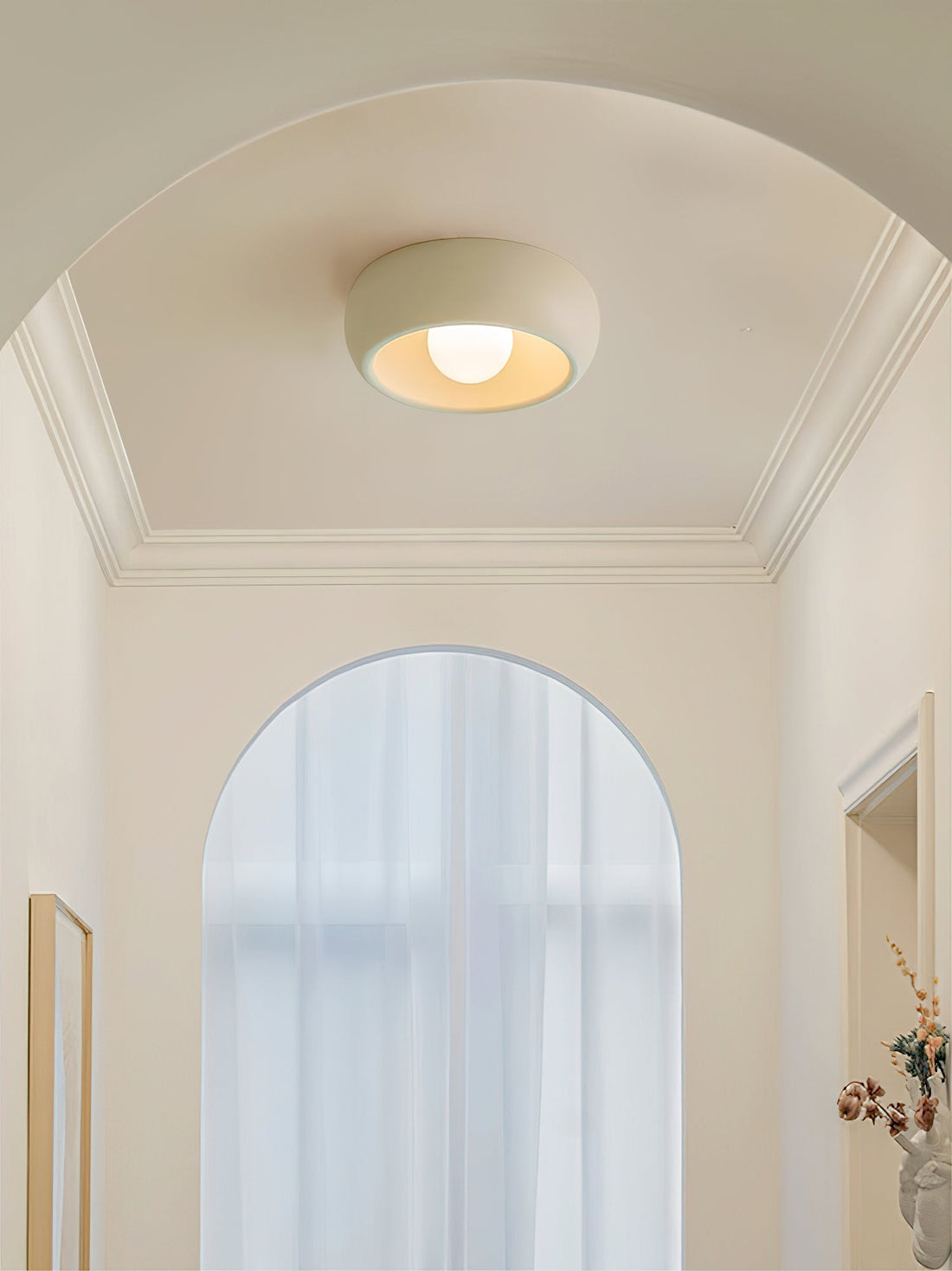 Louis Moderne Minimaliste Ronde Verre Plafonnier