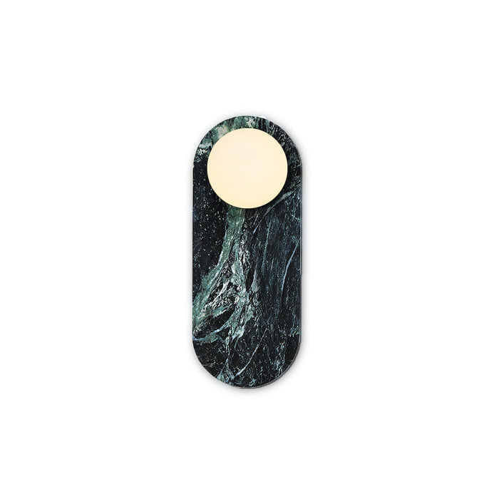 Lucie Applique Murale Ovale Marbre Verre Nordic Premium