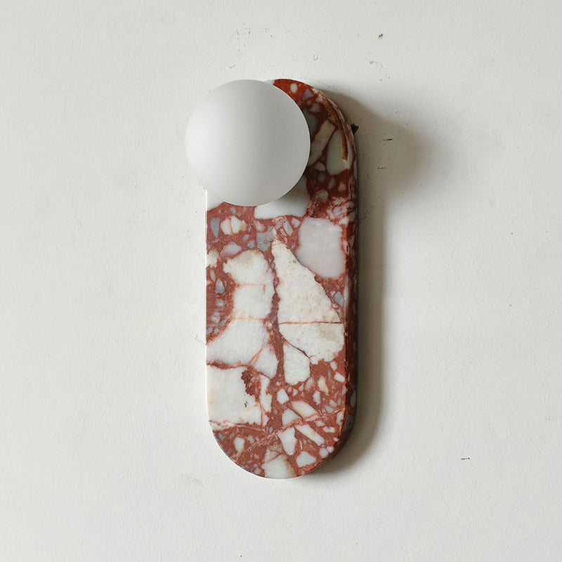 Olnoreth Applique Murale Marbre Verre Art Nordic Premium