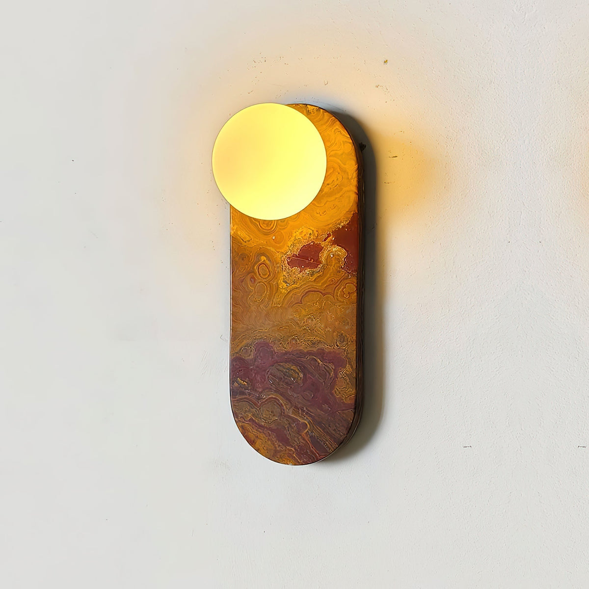 Olnoreth Applique Murale Marbre Verre Art Nordic Premium