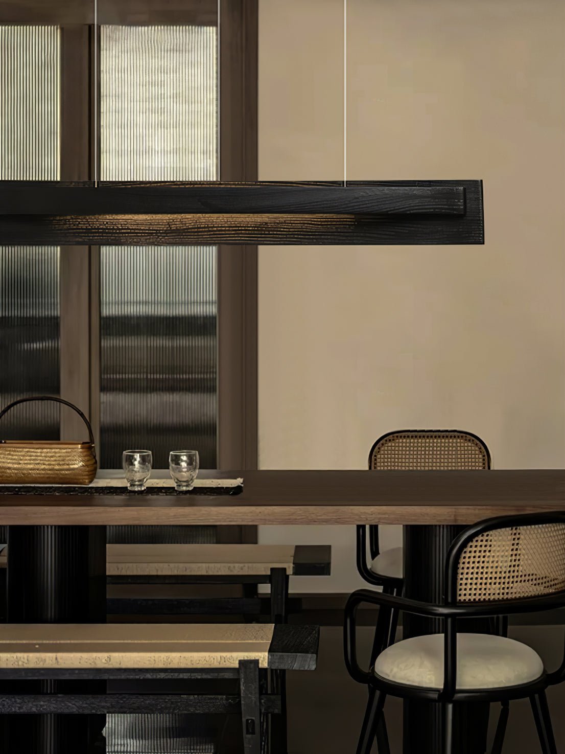 Zaraeyra Suspension en Bois Minimaliste