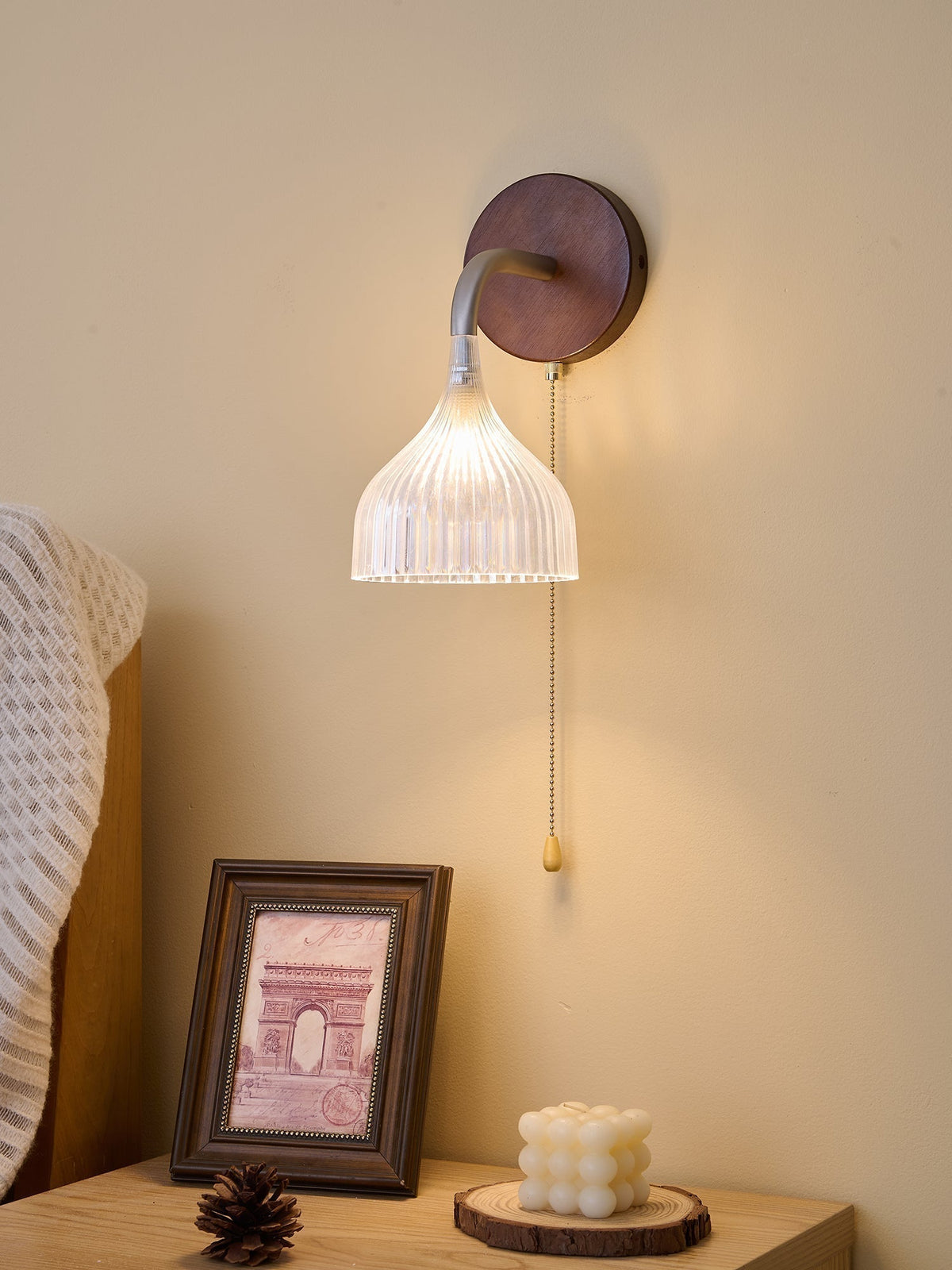 Cimararae Applique Murale en Bois Élégance Classique