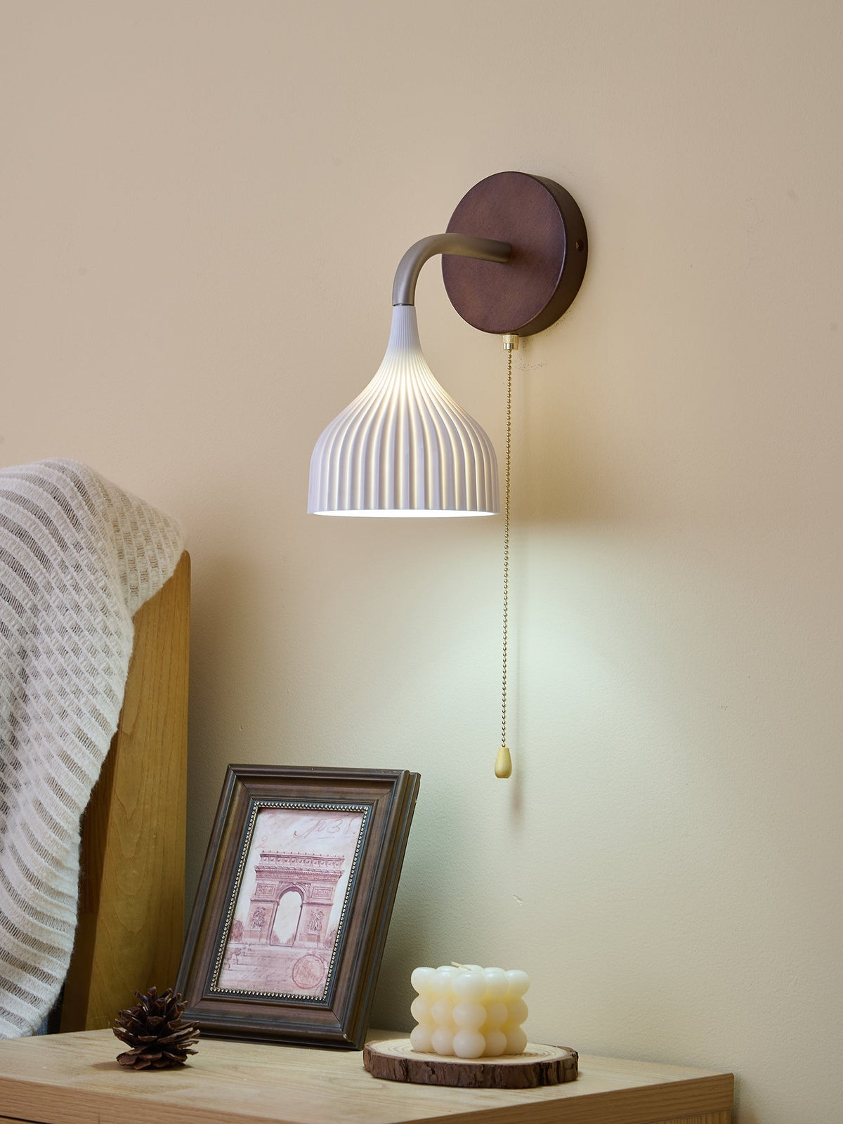 Cimararae Applique Murale en Bois Élégance Classique