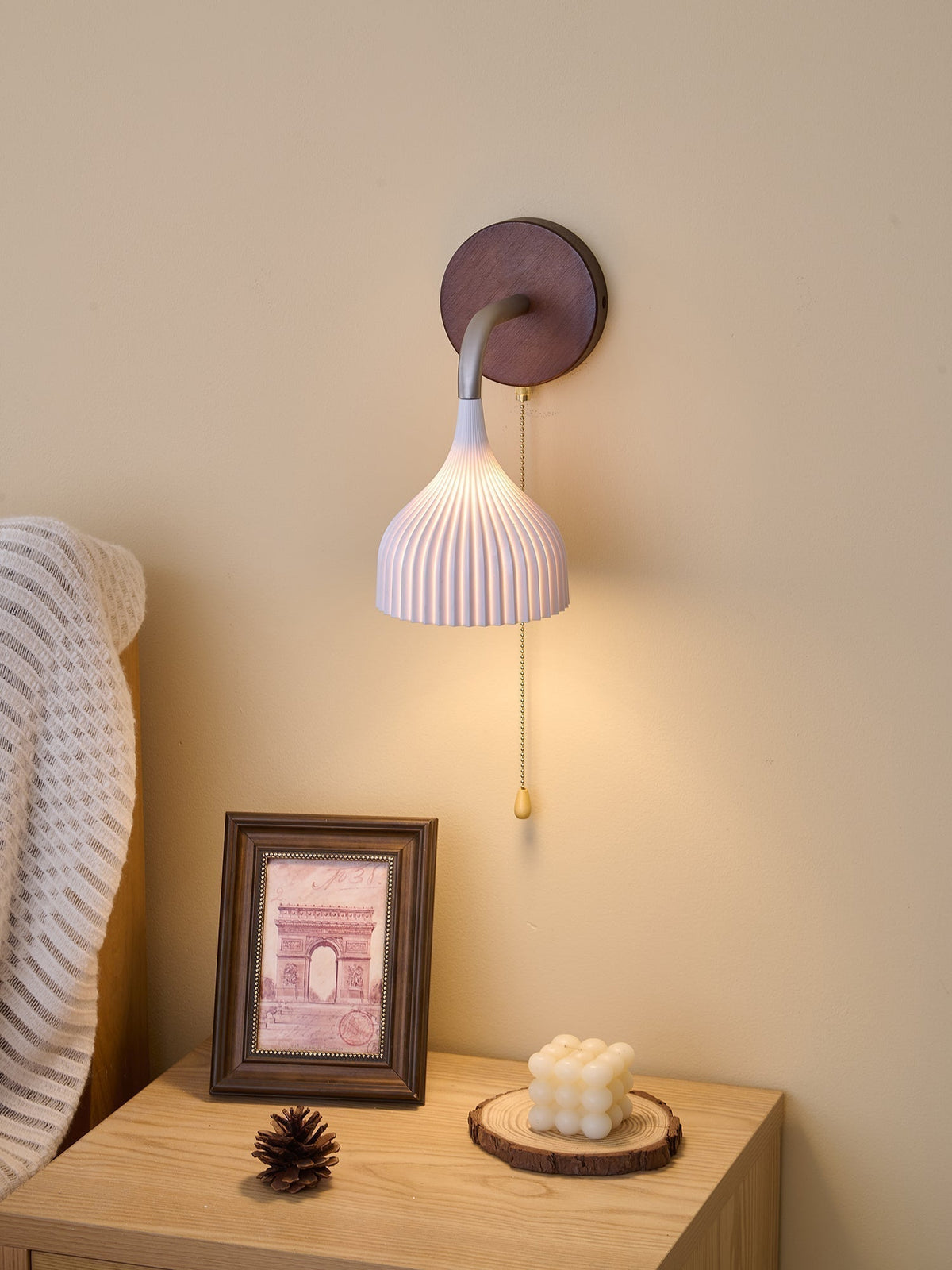 Cimararae Applique Murale en Bois Élégance Classique