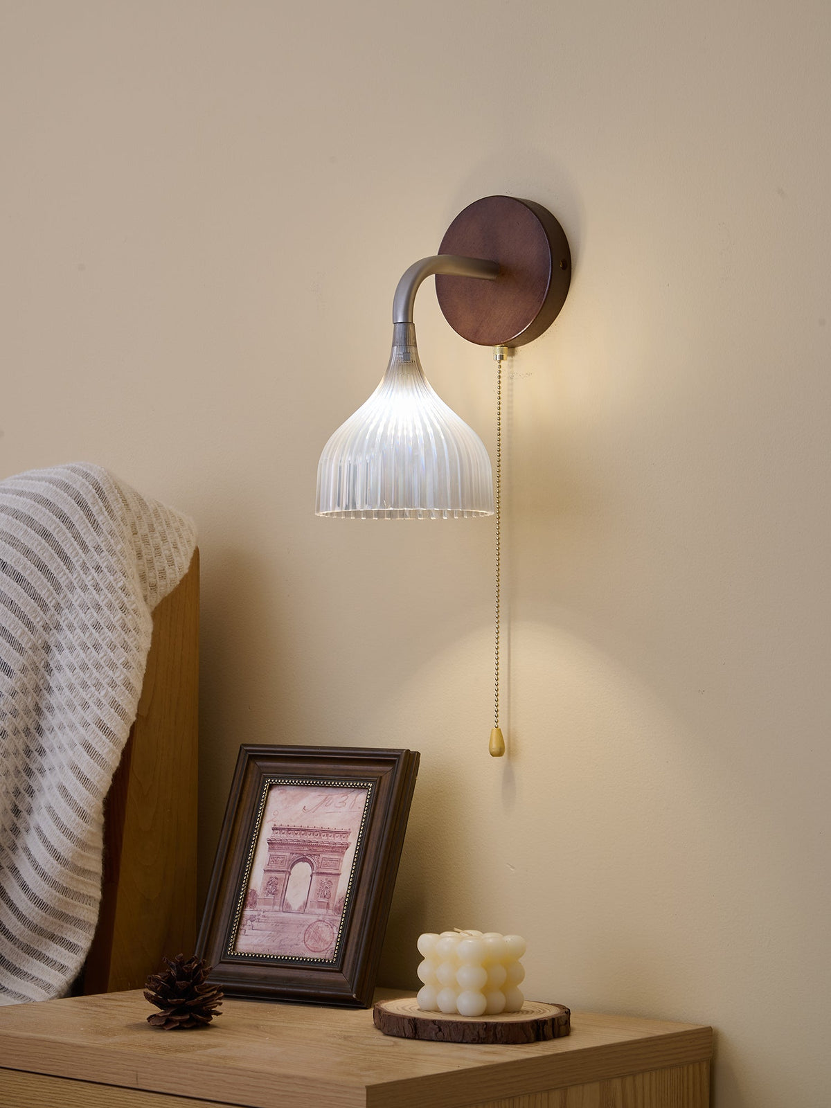Cimararae Applique Murale en Bois Élégance Classique