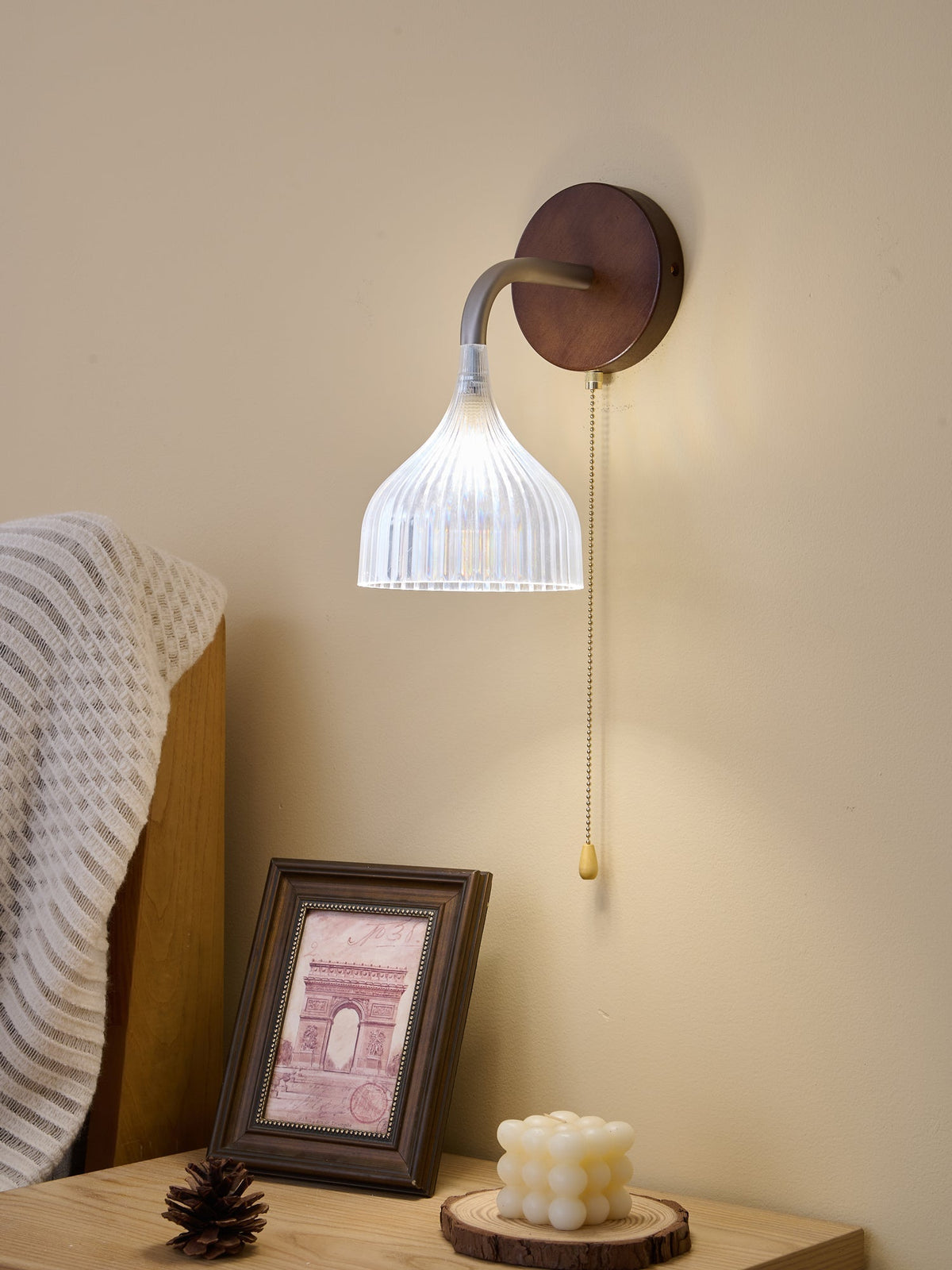Cimararae Applique Murale en Bois Élégance Classique