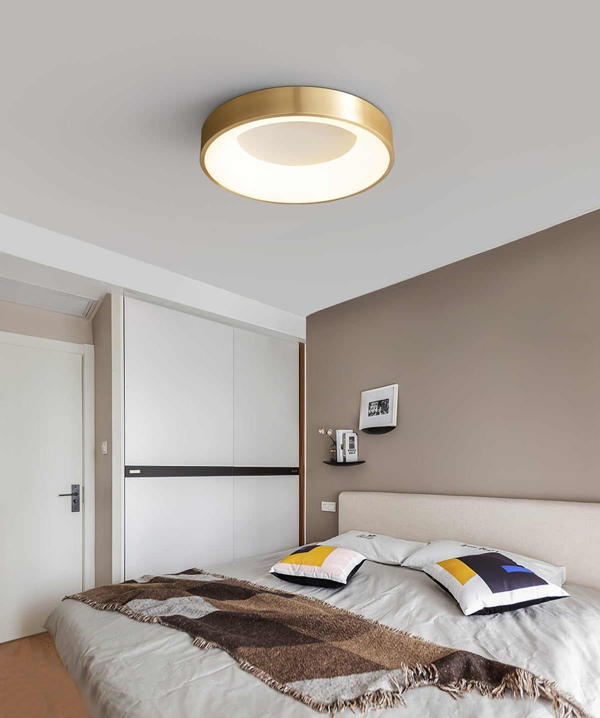 Zetheos Plafonnier Laiton Moderne Minimaliste