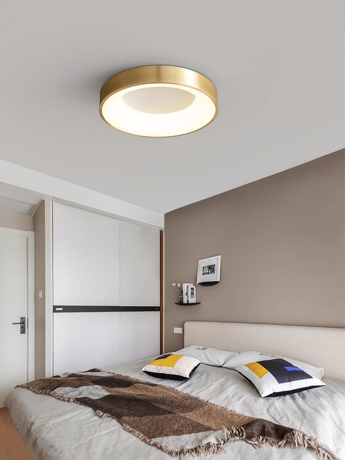 Zetheos Plafonnier Laiton Moderne Minimaliste