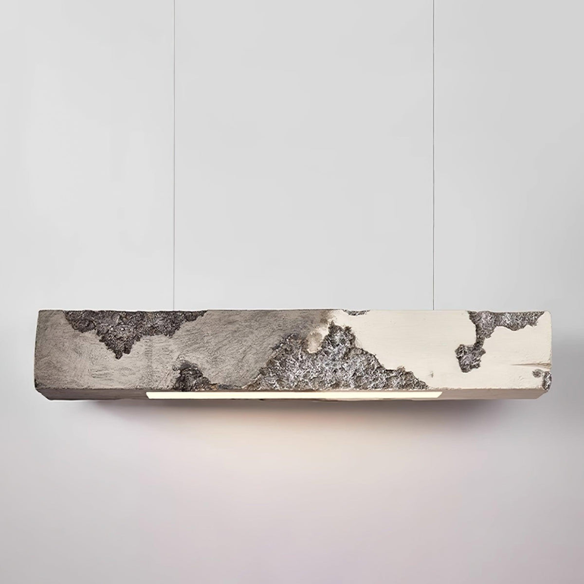 Lunar Gleam Suspension Texturée Minimaliste Céleste