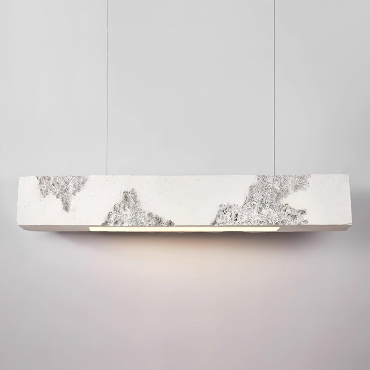 Lunar Gleam Suspension Texturée Minimaliste Céleste