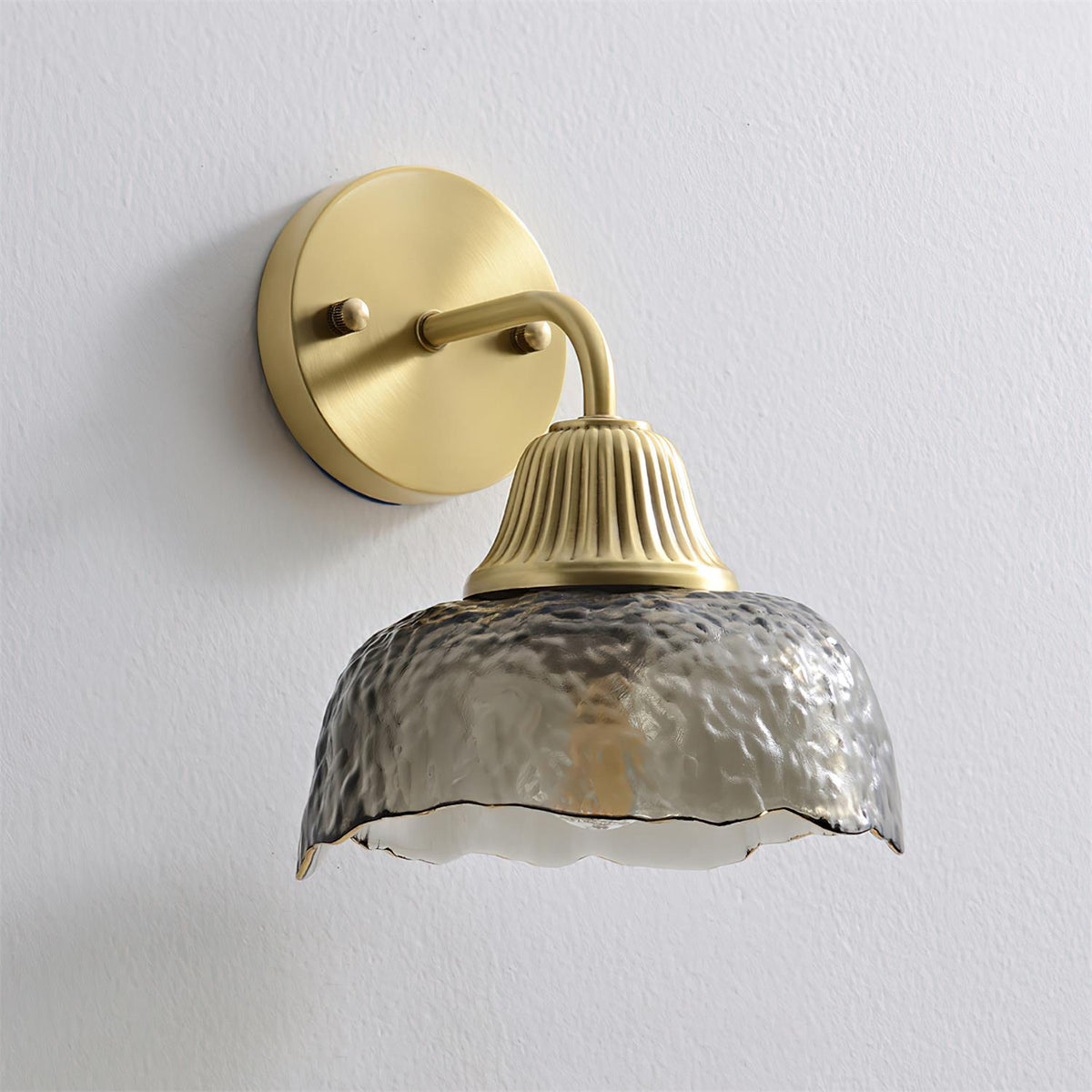 Lunara Applique Murale Abat-jour en Verre Moderne