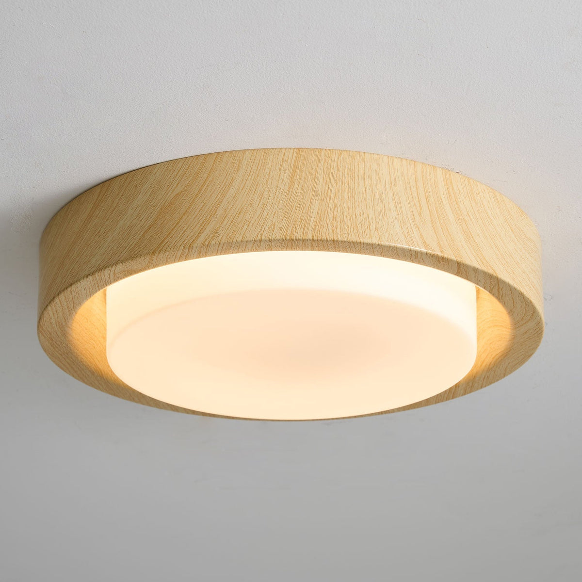Daniel Minimaliste Bois Plafonnier Lumière