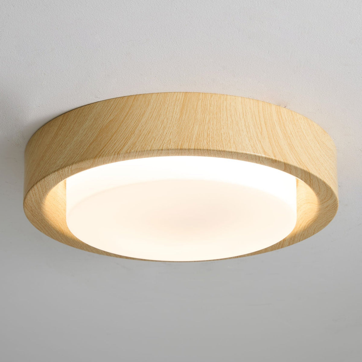 Daniel Minimaliste Bois Plafonnier Lumière