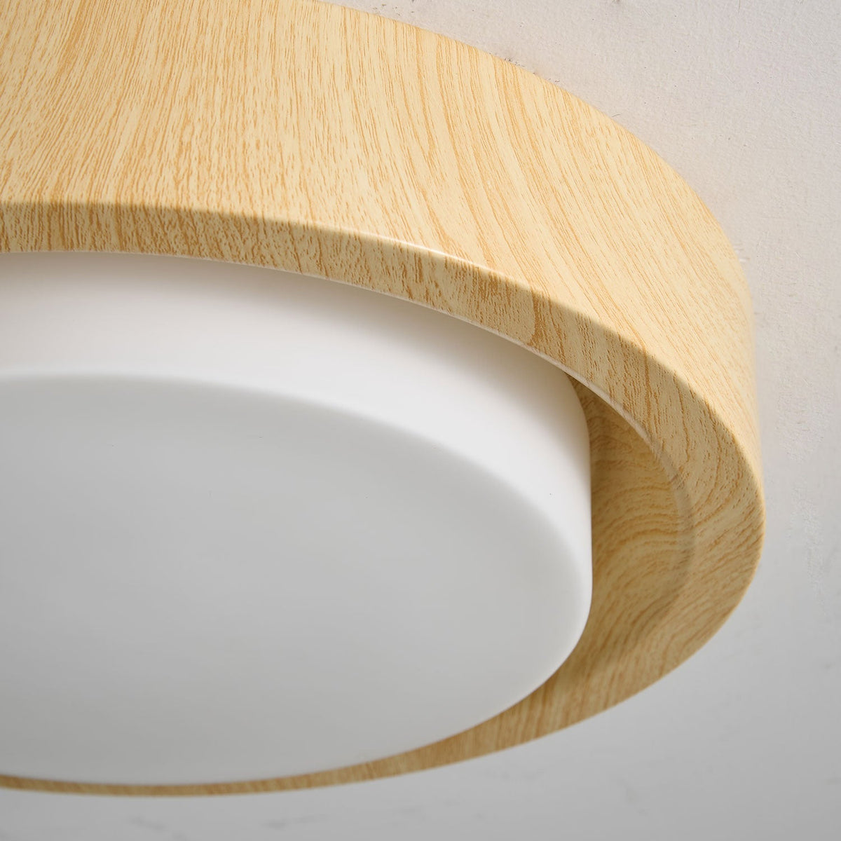 Daniel Minimaliste Bois Plafonnier Lumière