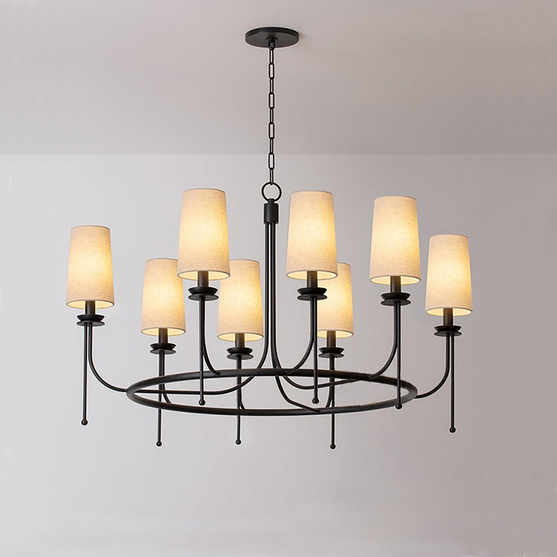 Yovaris Lustre en Fer Vintage