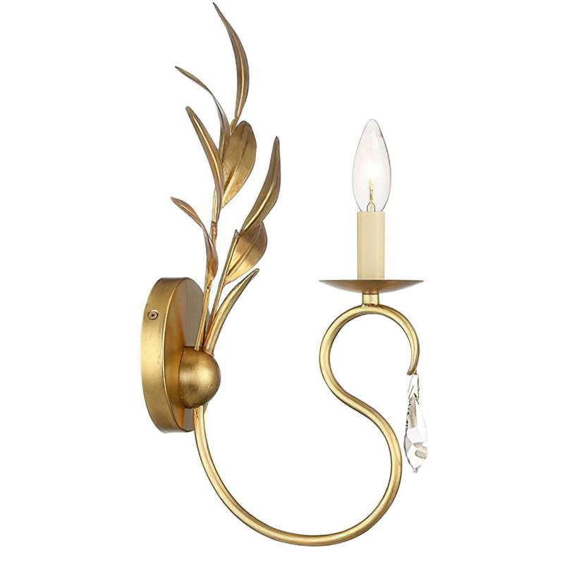 Zerinos Applique Murale Laiton Cristal Créativité Individuelle