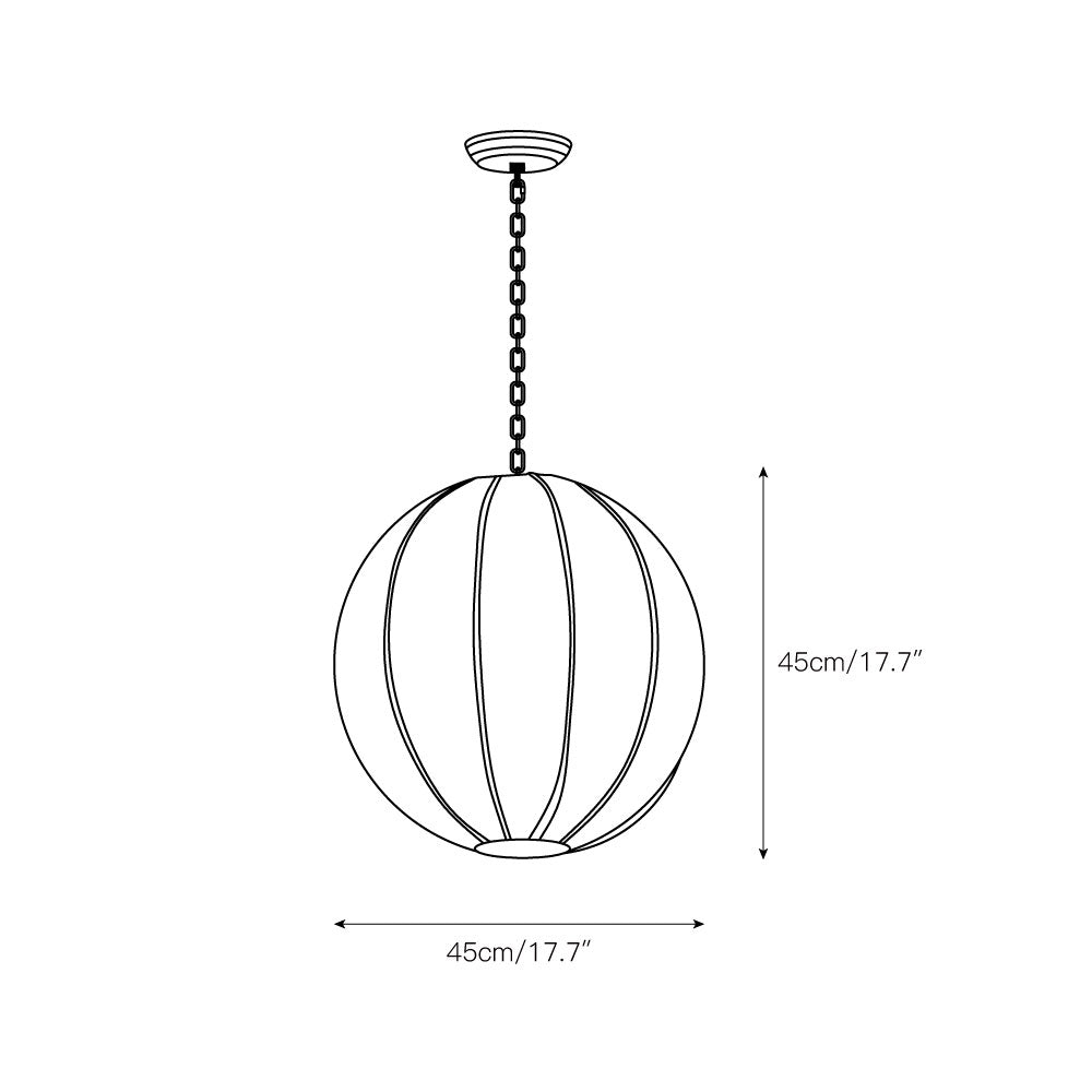 Casolila Suspension Métal Tissu Élégance Premium