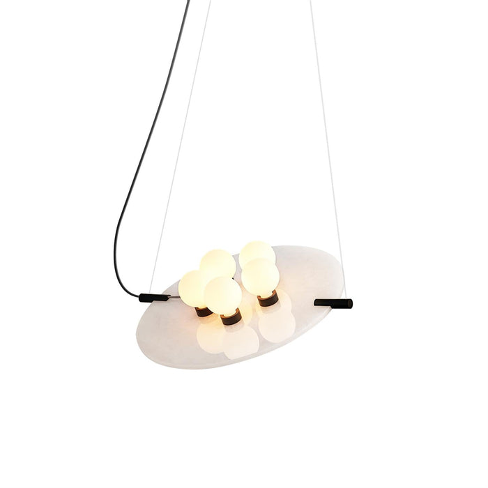 Vasila Suspension Métal Albâtre Luxe Postmoderne