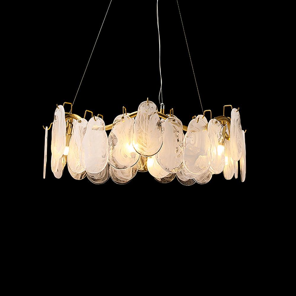 Lustra Lustre Panneaux en Verre Nuage