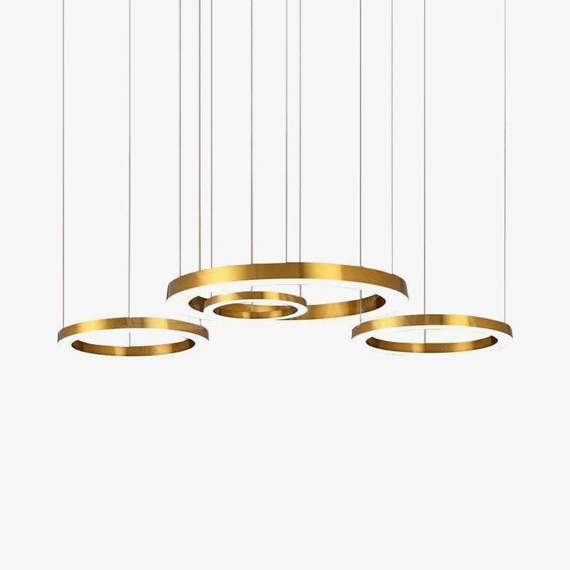 Lustra Suspension Dorée Moderne
