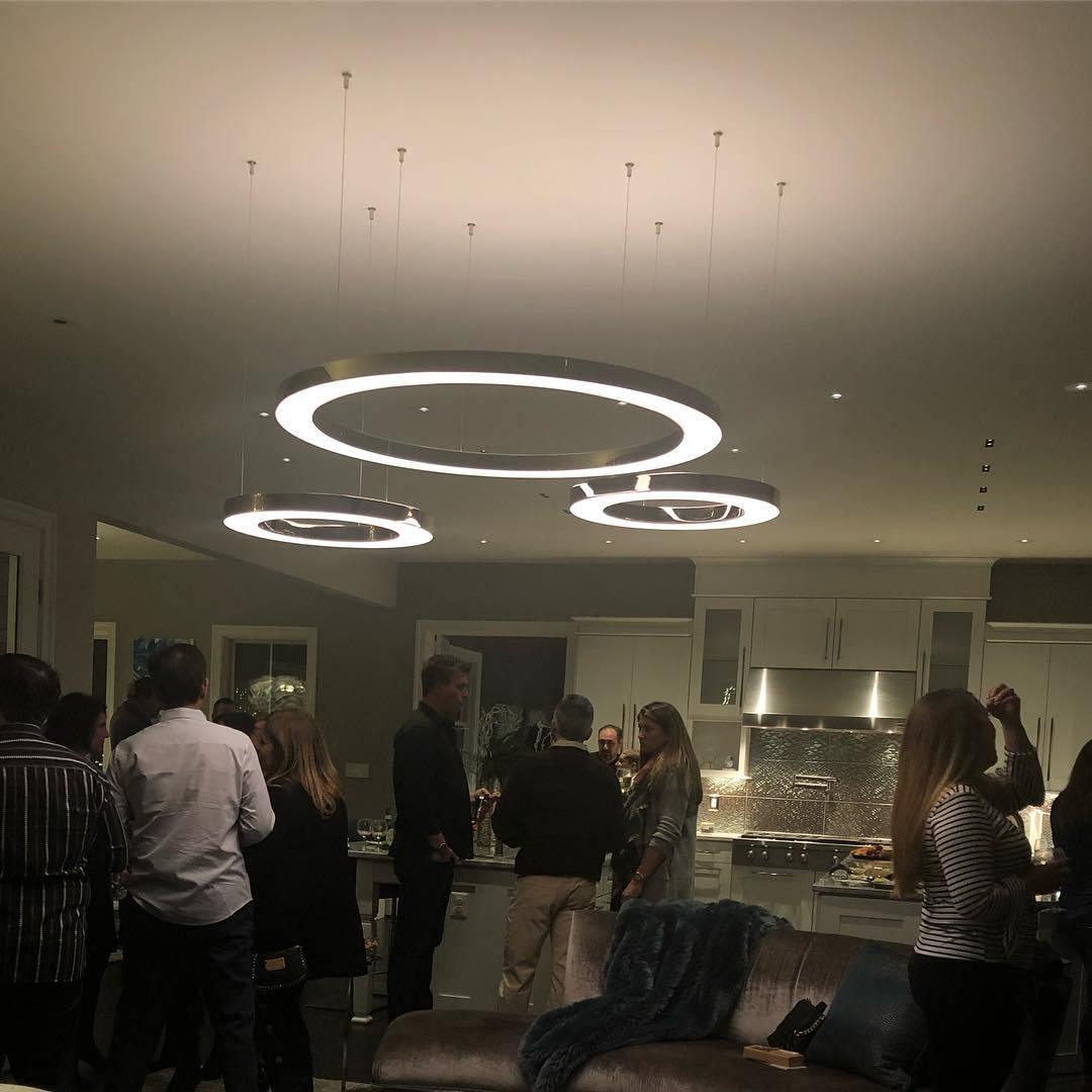 Lustra Suspension Dorée Moderne