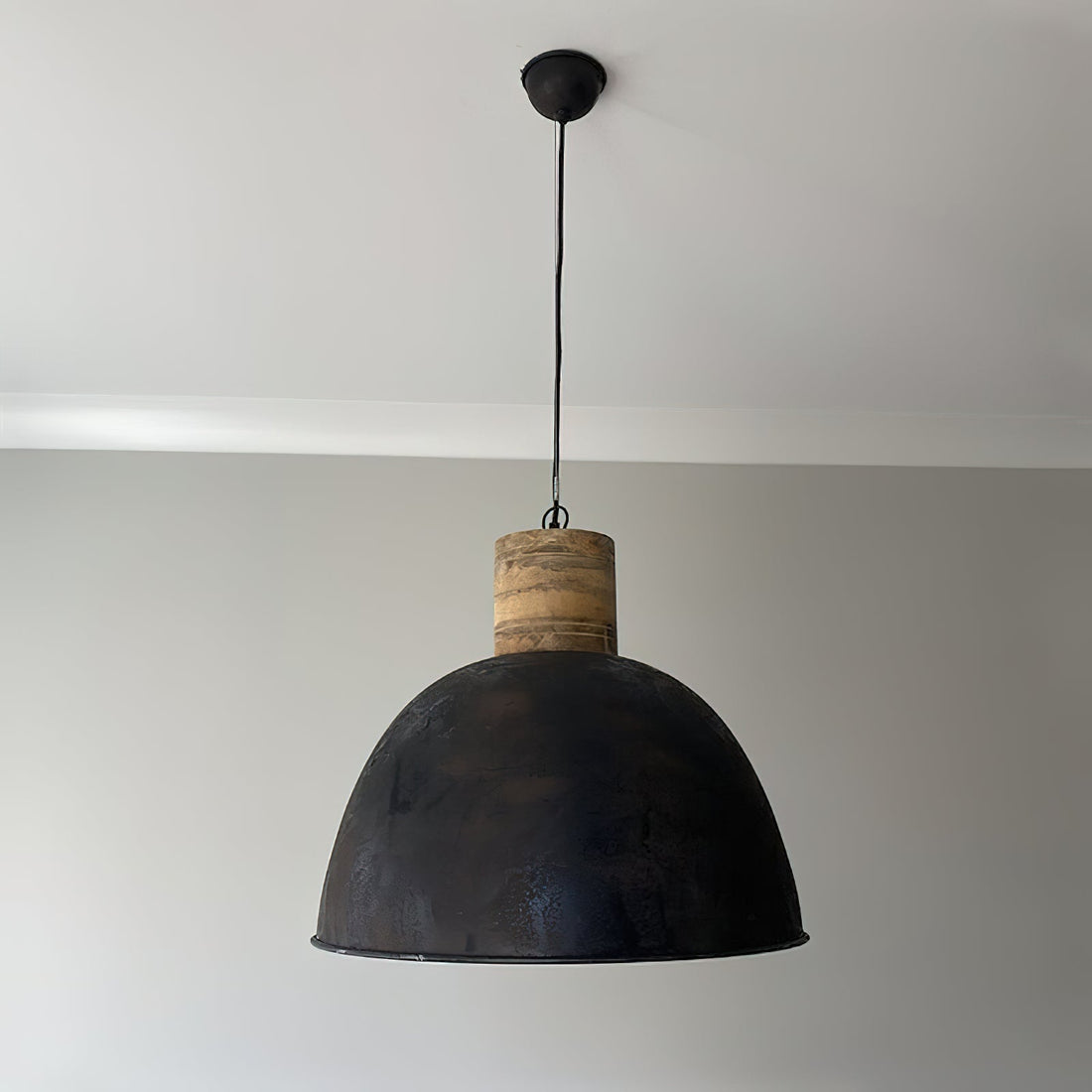 Ilshaos Suspension Bois Métal Industriel Vintage