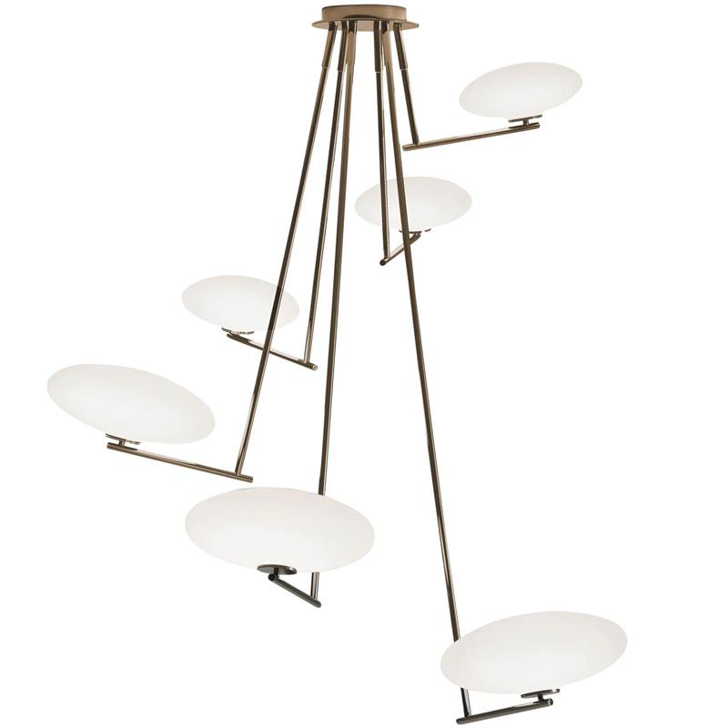 Umirarae Lampe de Plafond en Laiton et Verre Créativité Individuelle