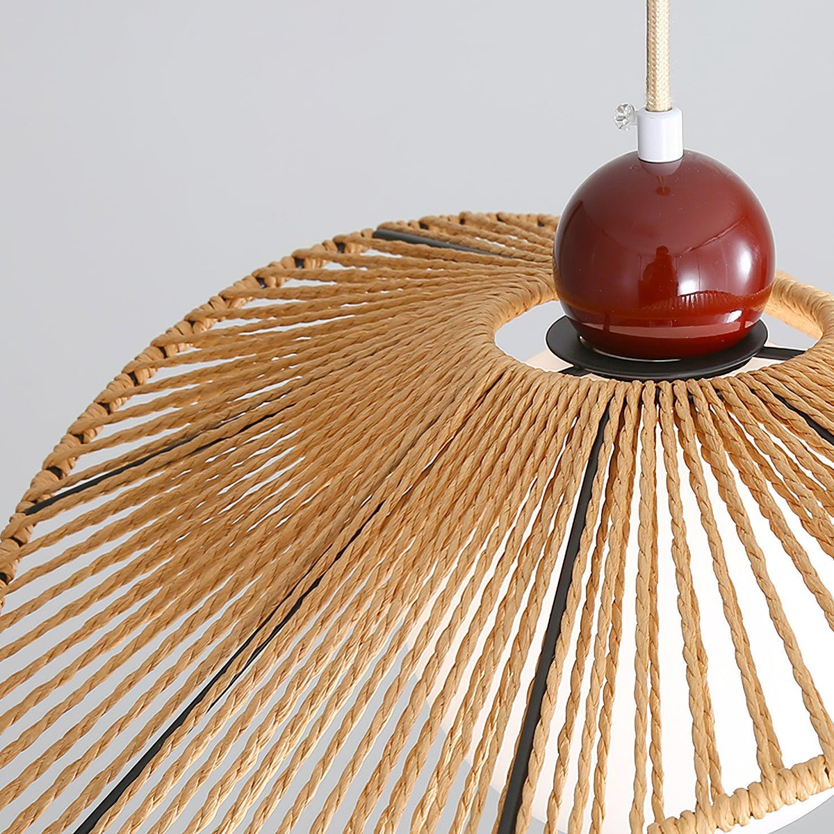 Hikari Lampe Suspension Bois Moderne