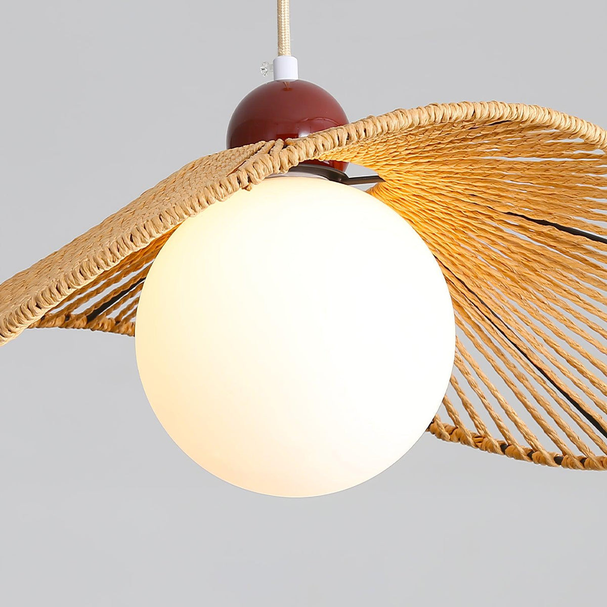 Hikari Lampe Suspension Bois Moderne