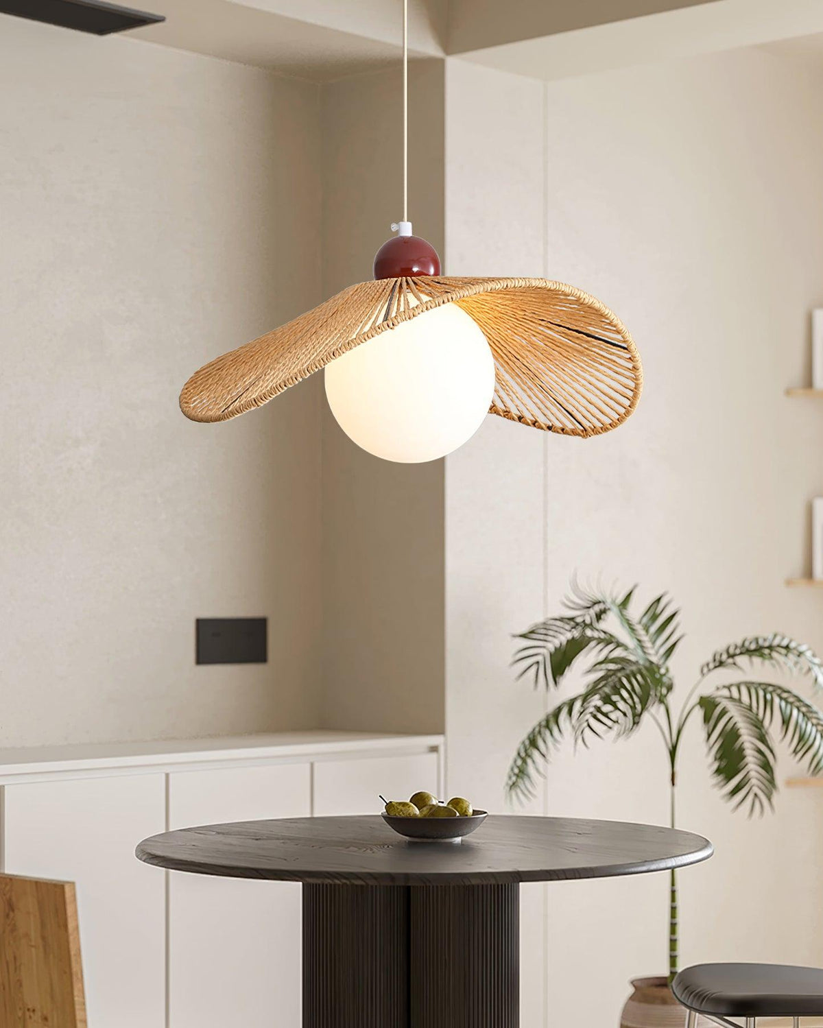 Hikari Lampe Suspension Bois Moderne
