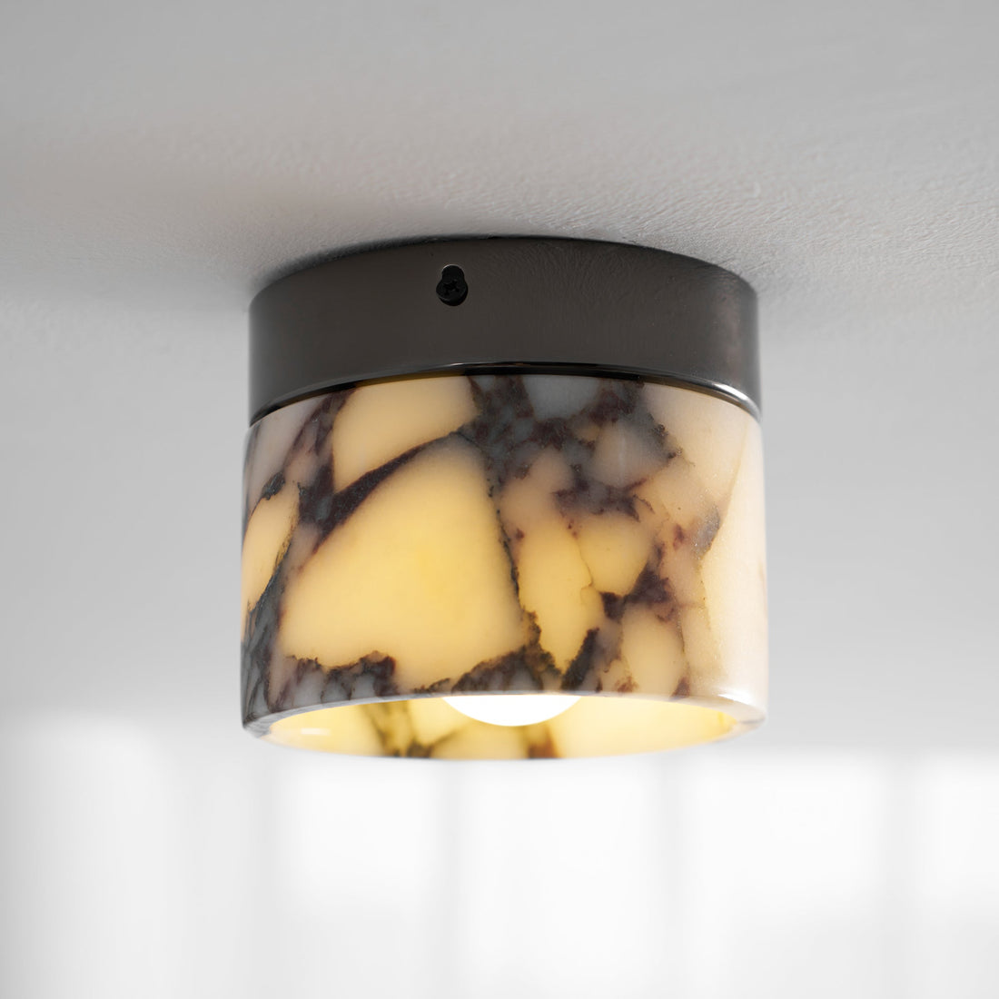 Ivinir Lampe De Plafond Ronde Marbre Minimaliste Moderne