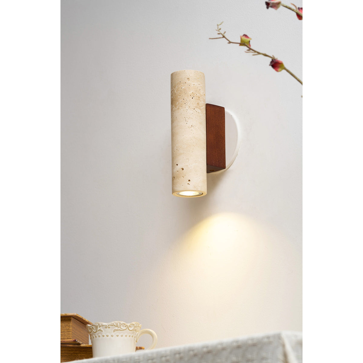 Uvineth Applique Murale Travertin Minimaliste Moderne