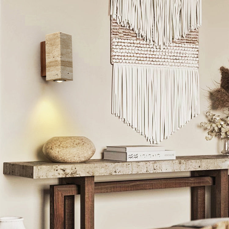 Uvineth Applique Murale Travertin Minimaliste Moderne