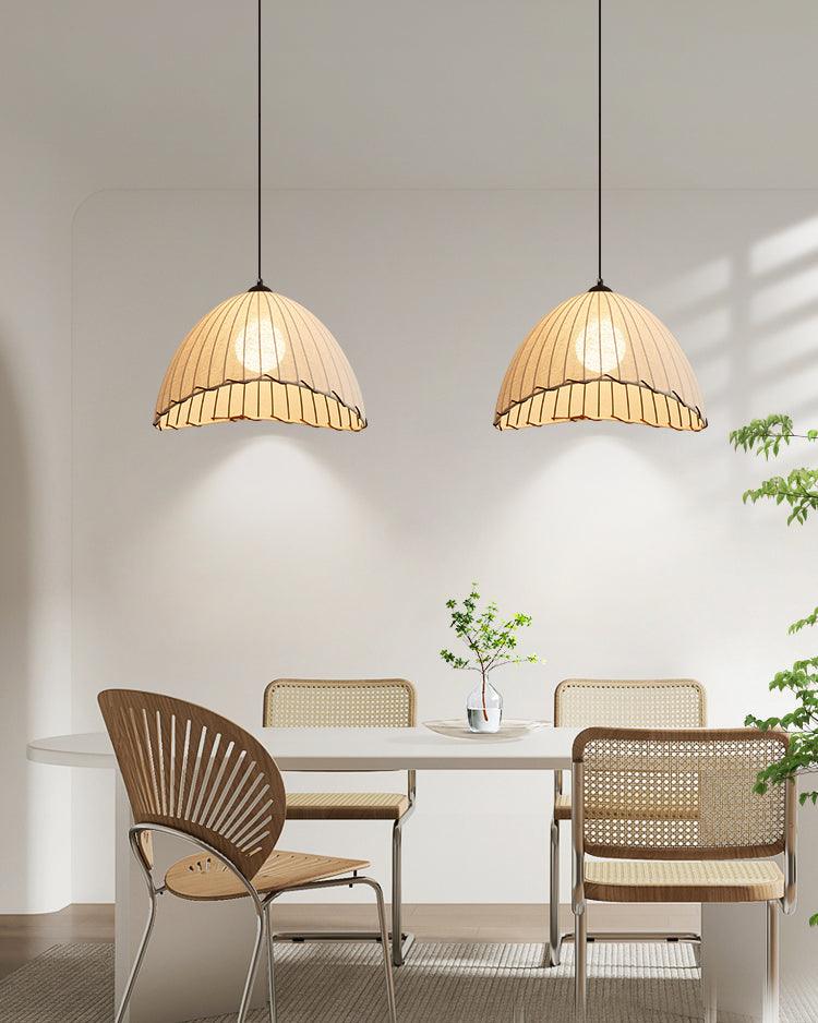 Eclipta Suspension en Lin Tissu