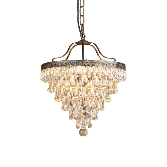 Blink Lustre Unique En Cristal Et Métal En Forme De Pyramide Inversée