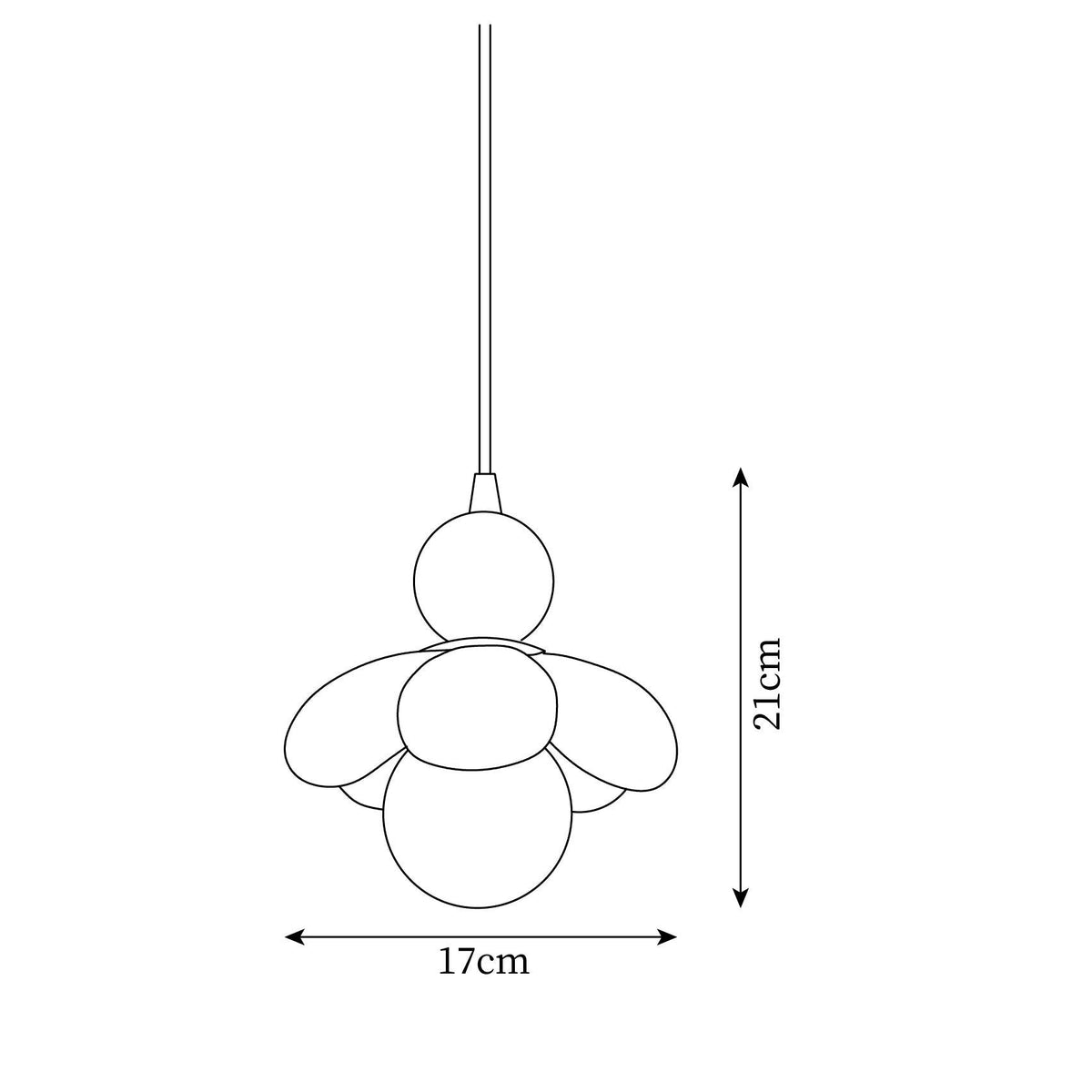 Blossi Suspension Fleur Moderne