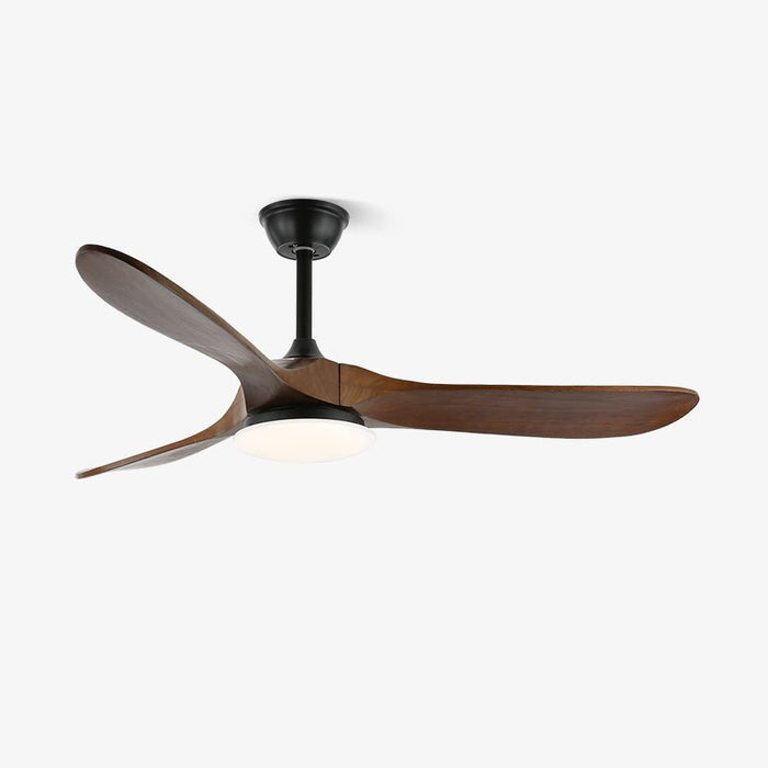Plafonnier ventilateur moderne en bois Velix
