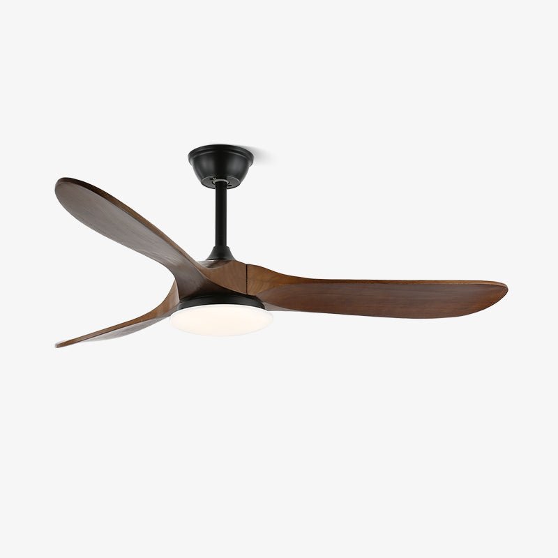 Plafonnier ventilateur moderne en bois Velix