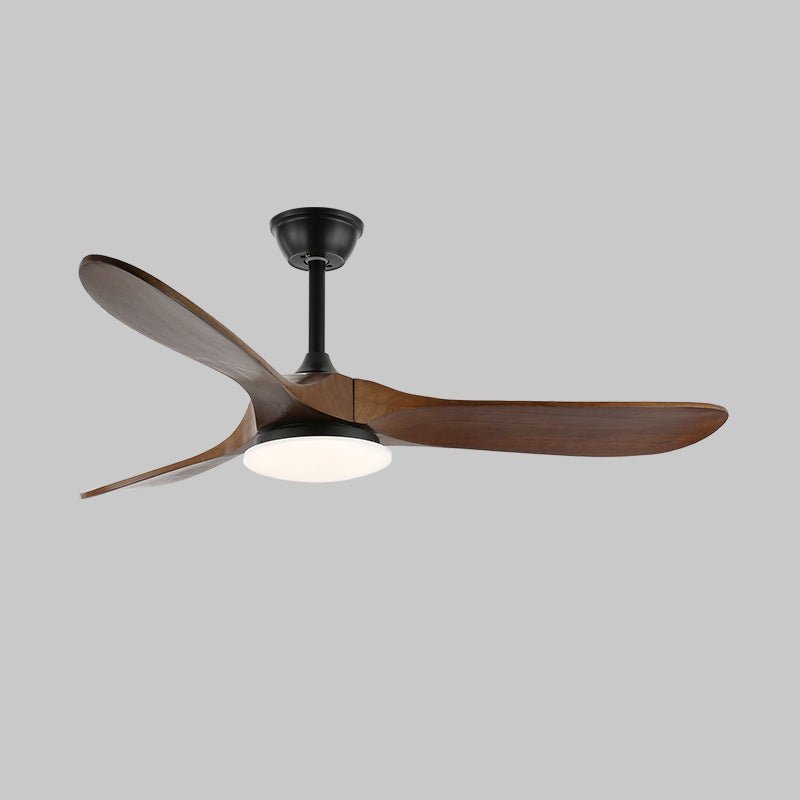 Plafonnier ventilateur moderne en bois Velix