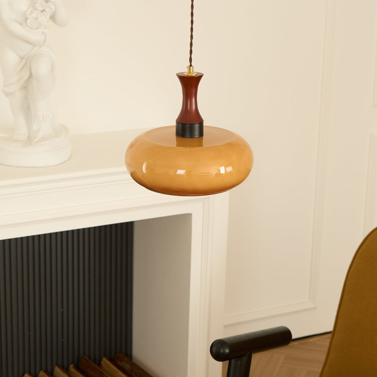 Charlotte Suspension Bois Verre