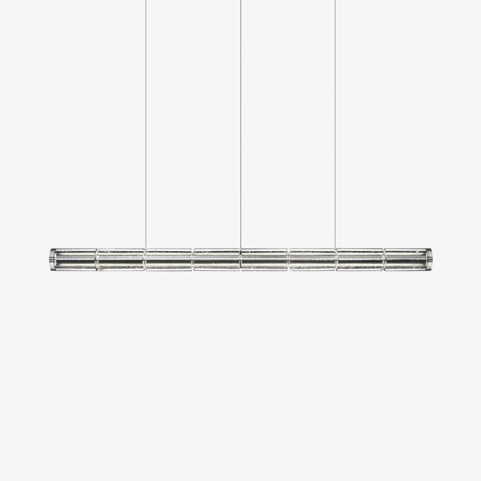 Lyliris Suspension Linéaire en Verre Minimaliste